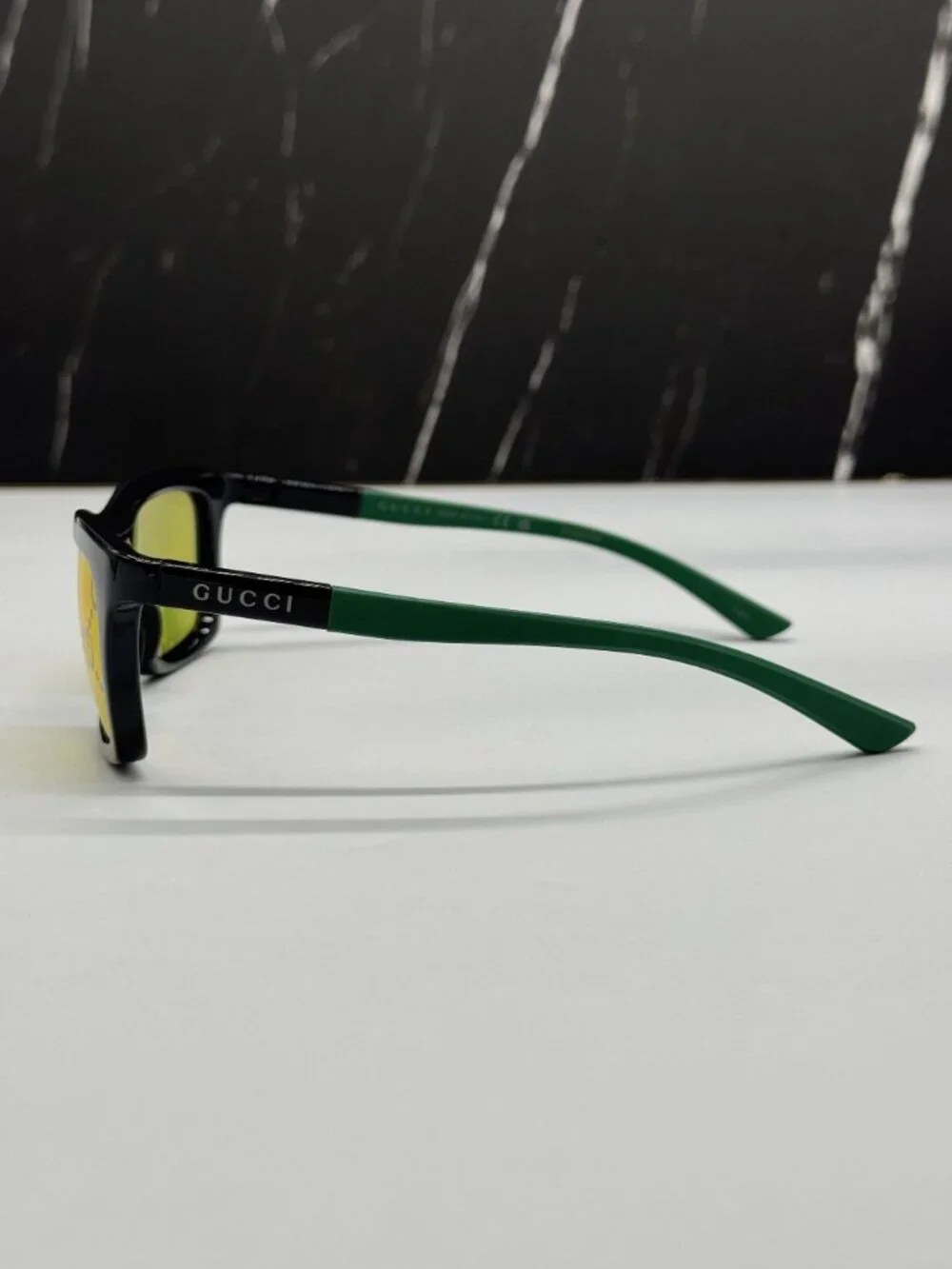NEW GUCCI GG1735S 005 BLACK/GREEN UNISEX SUNGLASSES